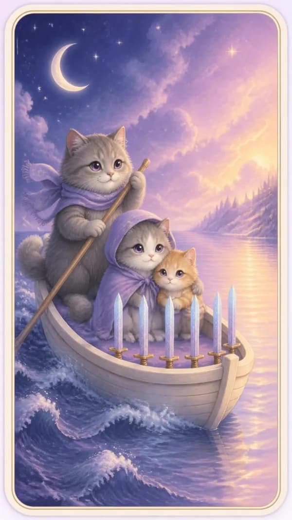 ไพ่หกดาบ Six of Swords