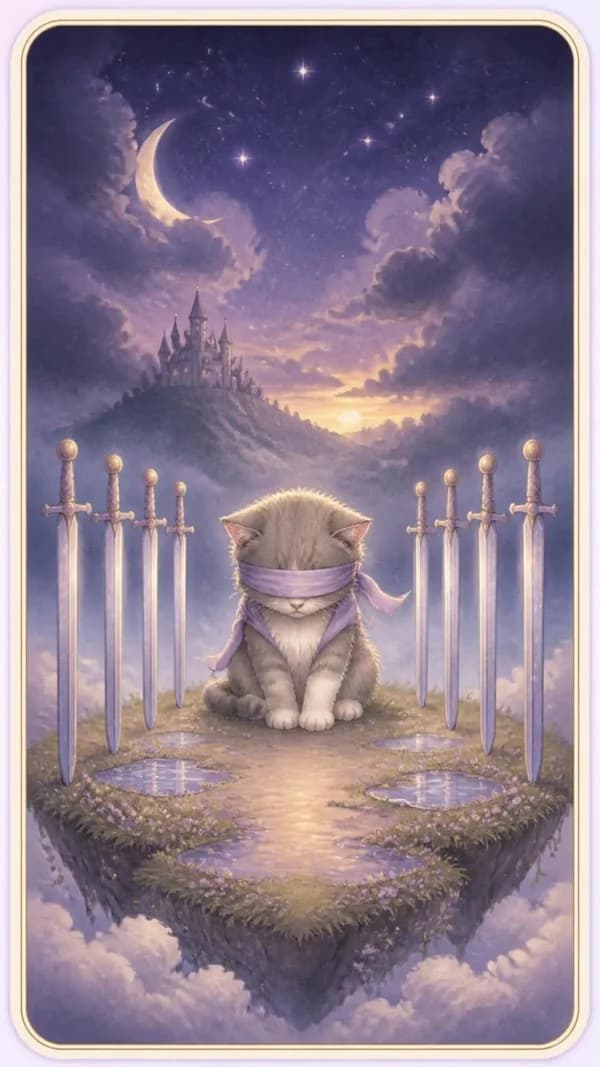 ไพ่แปดดาบ Eight of Swords
