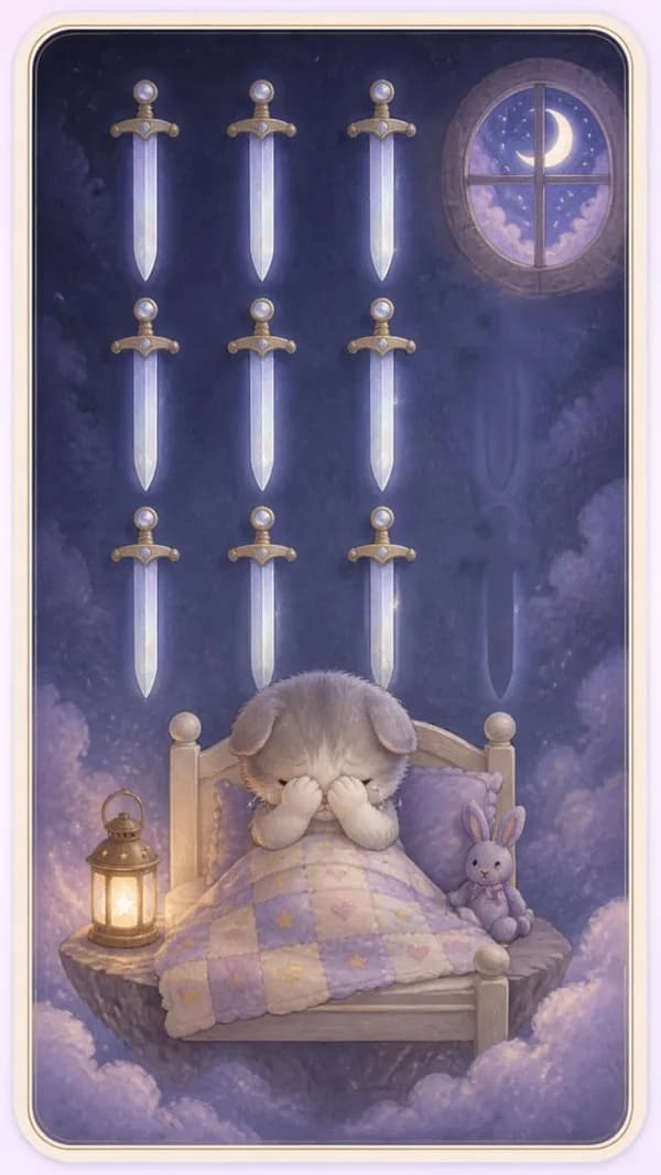 ไพ่เก้าดาบ Nine of Swords