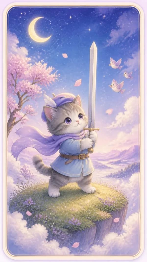 ไพ่มหาดเล็กดาบ Page of Swords