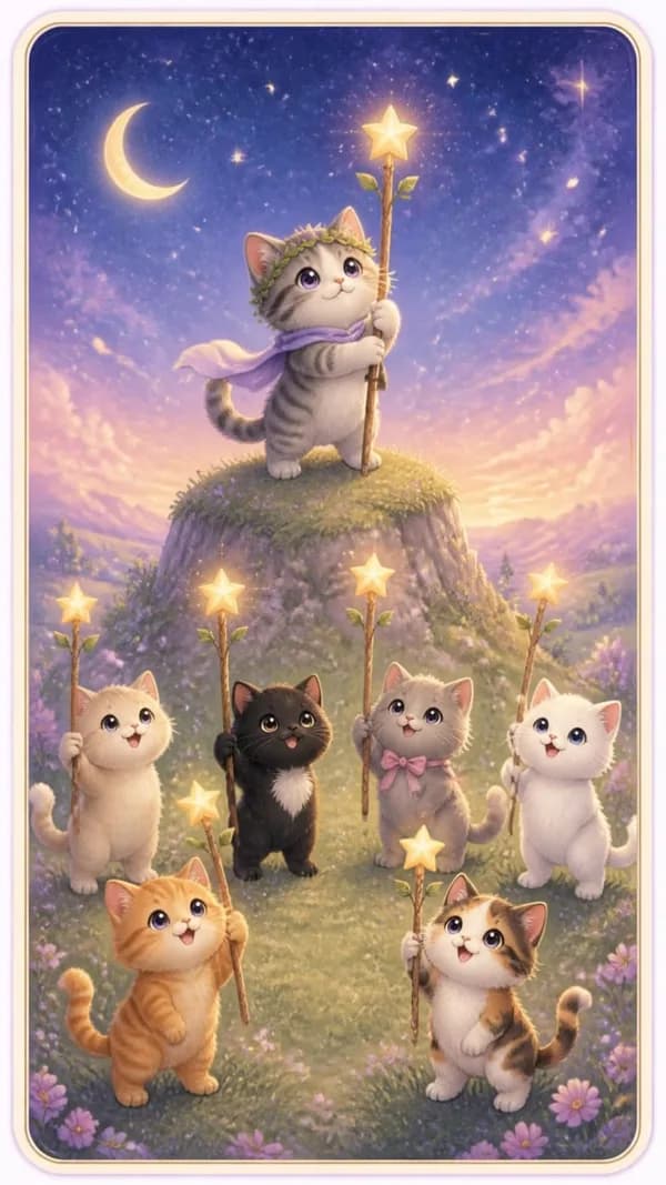 ไพ่เจ็ดไม้เท้า Seven of Wands