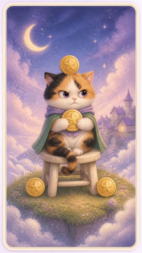 ไพ่สี่เหรียญ Four of Pentacles