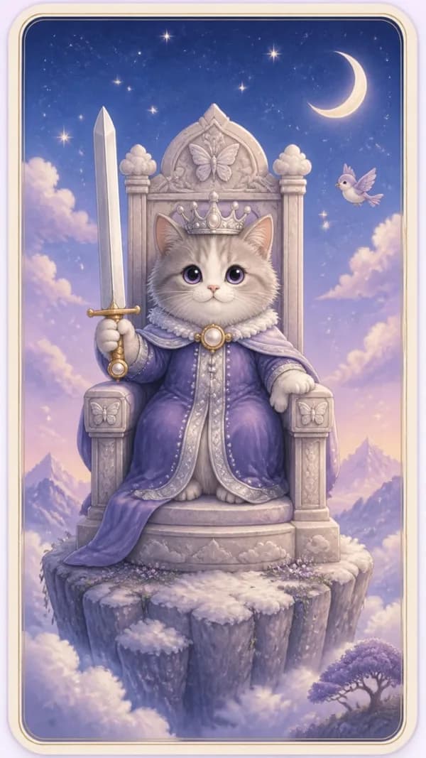 ไพ่ราชาดาบ King of Swords