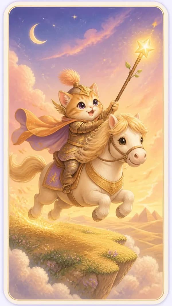 ไพ่อัศวินไม้เท้า Knight of Wands